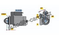Startér BOSCH (BO 0986021651)