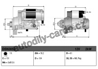 Startér DENSO DSN3052