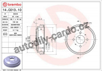 Brzdový buben BREMBO 14.C013.10