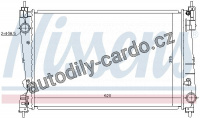 Chladič motoru NISSENS 630755 Chladič motoru NISSENS 630755