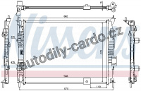 Chladič motoru NISSENS 67364
