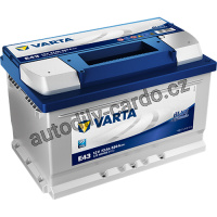 Autobaterie VARTA Blue Dynamic 72Ah/680A (572409068) Autobaterie VARTA Blue Dynamic 72Ah/680A (572409068)