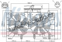Ventilátor chladiče NISSENS 85221