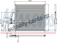 Chladič klimatizace NISSENS 94274 Chladič klimatizace NISSENS 94274