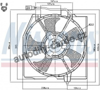 Ventilátor chladiče NISSENS 85224