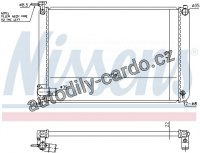 Chladič motoru NISSENS 646829 Chladič motoru NISSENS 646829