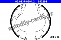 Sada brzdových čelistí ATE 03.0137-0294 (AT 650294) Sada brzdových čelistí ATE 03.0137-0294 (AT 650294)