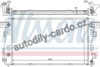 Chladič motoru NISSENS 609771 Chladič motoru NISSENS 609771