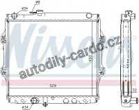 Chladič motoru NISSENS 64683A Chladič motoru NISSENS 64683A