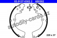 Sada brzdových čelistí ATE 03.0137-0302 (AT 650302)
