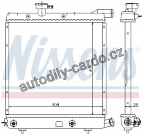Chladič motoru NISSENS 60979 Chladič motoru NISSENS 60979