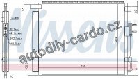 Chladič klimatizace NISSENS 940391 Chladič klimatizace NISSENS 940391