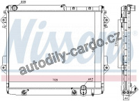 Chladič motoru NISSENS 646826 Chladič motoru NISSENS 646826