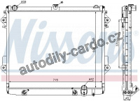 Chladič motoru NISSENS 646827 Chladič motoru NISSENS 646827