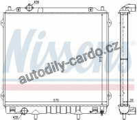 Chladič motoru NISSENS 67483 Chladič motoru NISSENS 67483