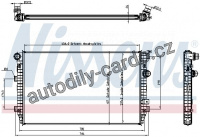 Chladič motoru NISSENS 65335