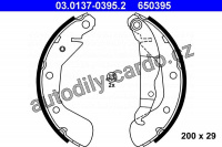 Sada brzdových čelistí ATE 03.0137-0395 (AT 650395) Sada brzdových čelistí ATE 03.0137-0395 (AT 650395)