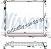 Chladič motoru NISSENS 62693A Chladič motoru NISSENS 62693A