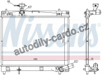 Chladič motoru NISSENS 646868 Chladič motoru NISSENS 646868