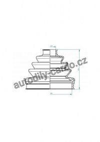 Sada měchů, hnací hřídel LÖBRO 190971