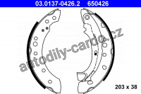 Sada brzdových čelistí ATE 03.0137-0426 (AT 650426)