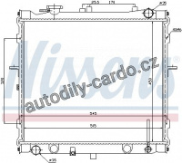 Chladič motoru NISSENS 66642 Chladič motoru NISSENS 66642