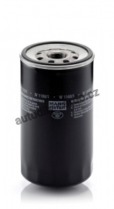 Olejový filtr MANN W1168/1 (MF W1168/1) Olejový filtr MANN W1168/1 (MF W1168/1)