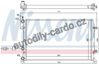 Chladič motoru NISSENS 65321 Chladič motoru NISSENS 65321
