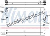 Chladič motoru NISSENS 60778 Chladič motoru NISSENS 60778