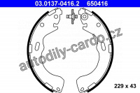 Sada brzdových čelistí ATE 03.0137-0416 (AT 650416)