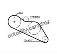 Rozvodový řemen GATES (GT 5114) - ISUZU Rozvodový řemen GATES (GT 5114) - ISUZU