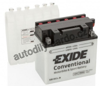 Moto baterie EXIDE 19Ah 190A 12V P+ /175x100x175/ EB16CL-B