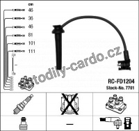 Sada kabelů pro zapalování NGK RC-FD1204 - FORD Sada kabelů pro zapalování NGK RC-FD1204 - FORD