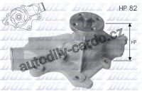 Vodní pumpa DOLZ J201 - JEEP Vodní pumpa DOLZ J201 - JEEP
