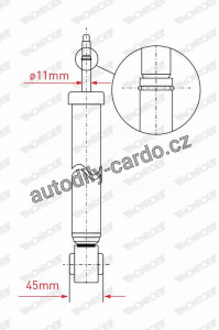 Tlumič pérování MONROE (MO G1220)