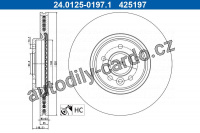 Brzdový kotouč ATE 24.0125-0197 (AT 425197)