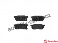 Sada brzdových destiček BREMBO P28008 - HONDA Sada brzdových destiček BREMBO P28008 - HONDA