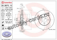 Brzdový kotouč BREMBO  09.B975.11