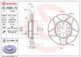 Brzdový kotouč BREMBO MAX 09.5568.76 - VOLVO