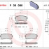 Sada brzdových destiček BREMBO P30080 - HYUNDAI, KIA Sada brzdových destiček BREMBO P30080 - HYUNDAI, KIA