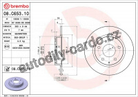 Brzdový kotouč BREMBO 08.C653.11