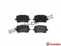 Sada brzdových destiček BREMBO P83100 - TOYOTA Sada brzdových destiček BREMBO P83100 - TOYOTA