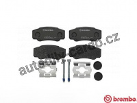 Sada brzdových destiček BREMBO P23093 - CITROËN, FIAT, PEUGEOT Sada brzdových destiček BREMBO P23093 - CITROËN, FIAT, PEUGEOT
