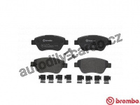 Sada brzdových destiček BREMBO P23099 Sada brzdových destiček BREMBO P23099