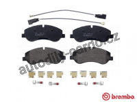 Sada brzdových destiček BREMBO P24152 - FORD