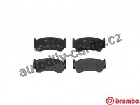 Sada brzdových destiček BREMBO P56033 - NISSAN Sada brzdových destiček BREMBO P56033 - NISSAN