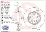 Brzdový kotouč BREMBO 09.A712.11 - BMW