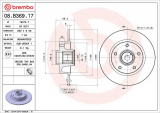 Brzdový kotouč BREMBO 08.B369.17