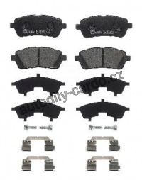 Sada brzdových destiček BREMBO P24203 - FORD Sada brzdových destiček BREMBO P24203 - FORD