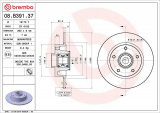 Brzdový kotouč BREMBO 08.B391.37